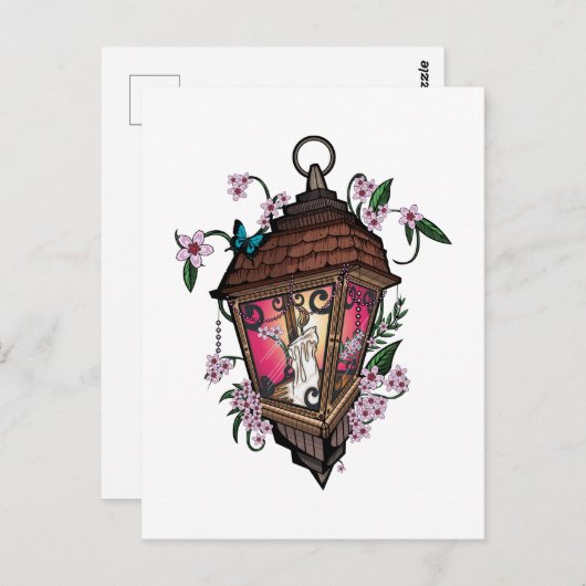 Carte Postale Belle lanterne (Devant / Derrière)