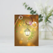 Carte Postale Belle lanterne féerique animated (Debout devant)