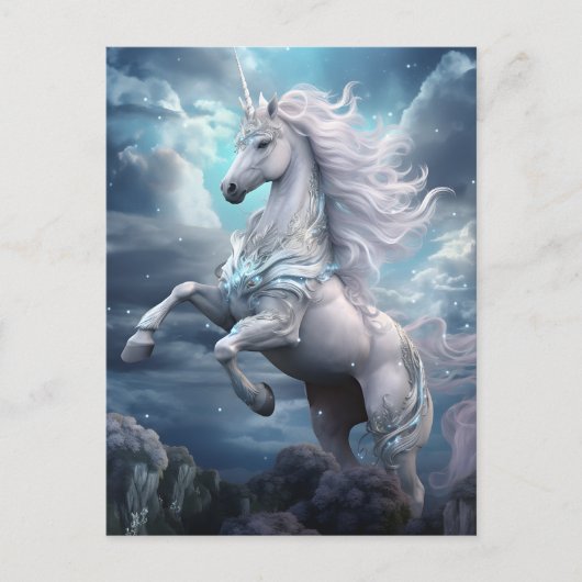 Carte Postale Belle licorne (Devant)