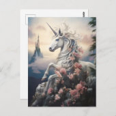 Carte Postale Belle licorne (Devant / Derrière)