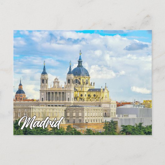 Carte Postale Belle Madrid, Espagne (Devant)
