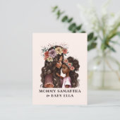 Carte Postale Belle mère et fille noire (2) (Debout devant)