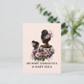 Carte Postale Belle Mère et Fille Noires (7) (Debout devant)