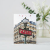 Carte Postale Belle Métro de rue - Connexion Paris (Debout devant)