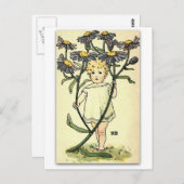 Carte Postale Belle Michaelmas Daisy par NELLIE BENSON (Devant / Derrière)