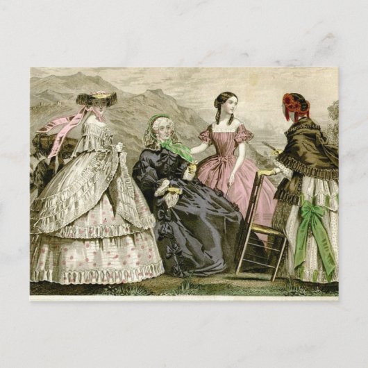 Carte Postale Belle mode 1859 (Devant)