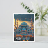 Carte Postale Belle Mosquée Bleue Istanbul Turquie (Debout devant)