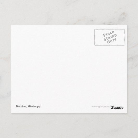 Carte Postale Belle Natchez, MS Under The Hill (Dos)