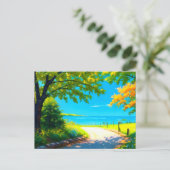 Carte Postale Belle nature d'été (Debout devant)