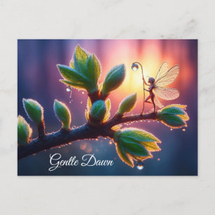 Carte Postale Belle nature printanière avec art miniature de pix