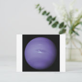 Carte Postale Belle Neptune bleue, vue de l'espace, NASA (Debout devant)