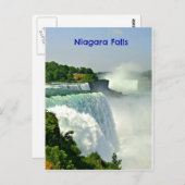 Carte Postale Belle Niagara Falls New York (Devant / Derrière)