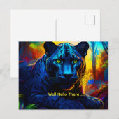 Carte Postale Belle Panthère (Devant / Derrière)