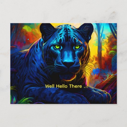 Carte Postale Belle Panthère (Devant)