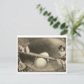 Carte Postale Belle Pâques Vintages (Debout devant)