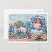 Carte Postale Belle Pâques Vintages (Devant / Derrière)