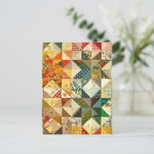 Carte Postale Belle Patchwork (Debout devant)