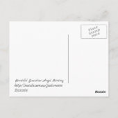 Carte Postale Belle Peinture Ange Gardienne (Dos)