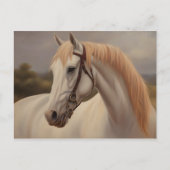 Carte Postale Belle peinture de chevaux (Devant)