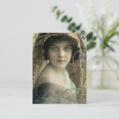 Carte Postale Belle Petite fille Vintage (Debout devant)