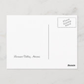 Carte Postale Belle photo de Monument Valley en Arizona (Dos)