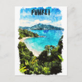 Carte Postale Belle Phuket Thaïlande Beach Paradise (Devant)
