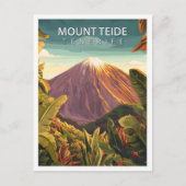 Carte Postale Belle Place Mont Teide Tenerife Voyage (Devant)