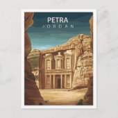 Carte Postale Belle Place Petra Jordan Art Travel (Devant)