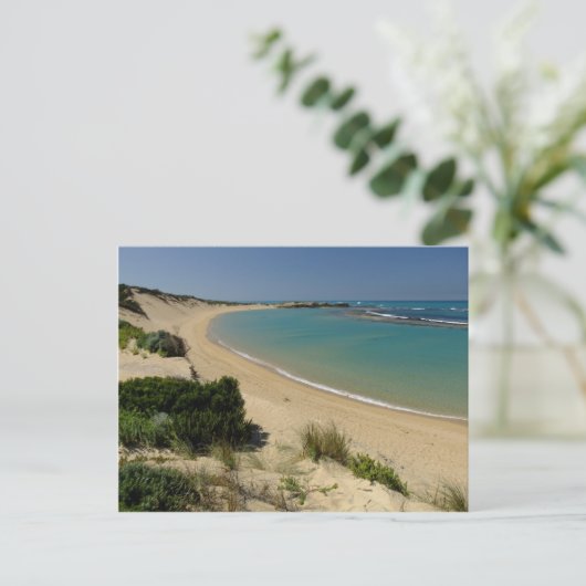 Carte Postale Belle plage (Debout devant)