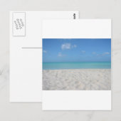 Carte Postale Belle Plage de Sable (Devant / Derrière)