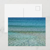 Carte Postale Belle plage de sable (Devant / Derrière)