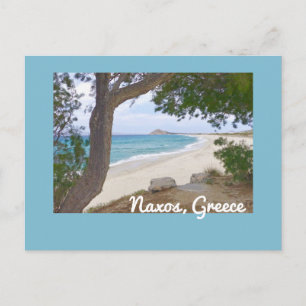 Carte Postale Belle plage déserte/NAXOS, GRÈCE