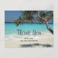 Belle plage tropicale Ocean Paradise Merci