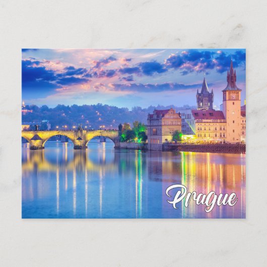 Carte Postale Belle Prague, République tchèque (Devant)
