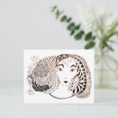 Carte Postale Belle princesse (Debout devant)