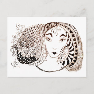 Carte Postale Belle princesse