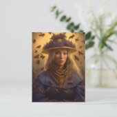 Carte Postale Belle Protectrice des Abeilles (Debout devant)