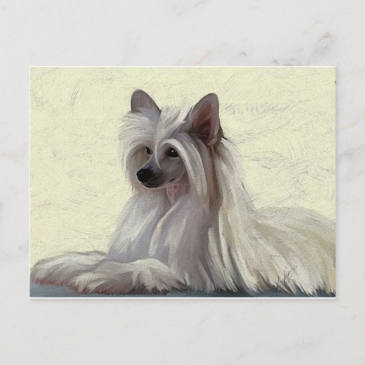 Carte Postale Belle purée de poudre huppée chinoise (Devant)