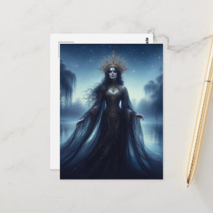Carte Postale Belle Reine de la Nuit