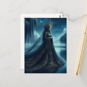 Carte Postale Belle Reine de la Nuit