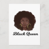 Carte Postale Belle Reine noire (Devant)