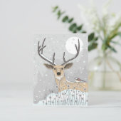 Carte Postale Belle Rinde Et Oiseau (Debout devant)