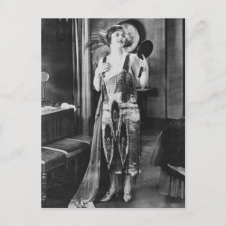 Carte Postale Belle robe de femme Flapper 1920