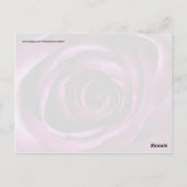 Carte Postale Belle Rose violette Fleur Pétales Fille Cadeaux (Dos)