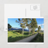Carte Postale Belle route de campagne Salento Colombie (Devant / Derrière)