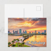 Carte Postale Belle Saint-Pétersbourg, Floride, États-Unis (Devant / Derrière)