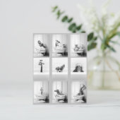 Carte Postale Belle salle de bain Animaux dans Baignoire (Debout devant)