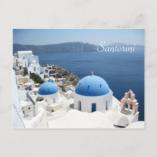 Carte Postale Belle Santorin Grèce (Devant)