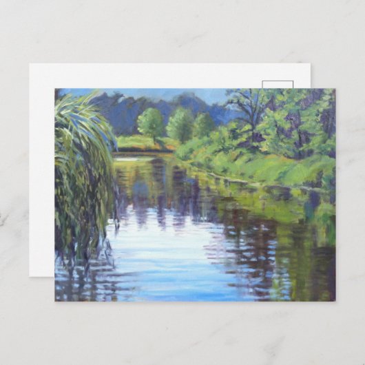 Carte Postale Belle scène dans le parc forestier St Louis (Devant / Derrière)