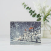 Carte Postale Belle scène de neige (Debout devant)